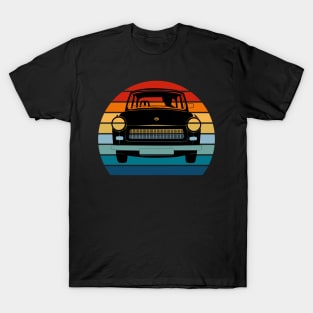 Vintage Sunset Classic Car Retro Design T-Shirt